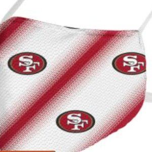 3/$15 NWT! NFL SAN FRANCISCO 49 ERS FACE MASK! Officially Licensed HIGH QUALITY